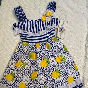 Beautiful girls dress Counting Daisies dress